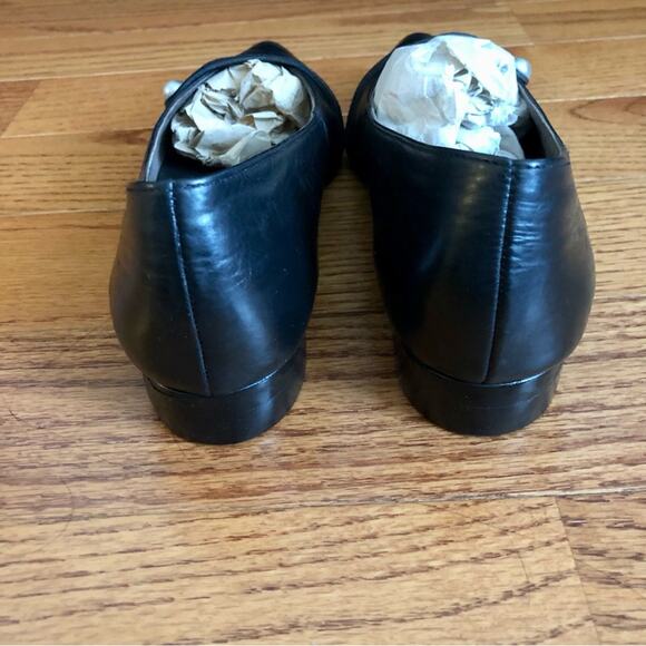 Paul Green Tahitian Pointed Toe Flat Black Leather Women’s Size 7.5 - Picture 8 of 12